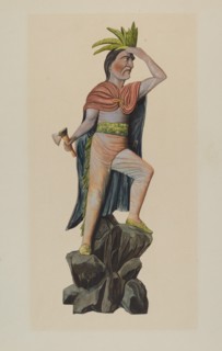 Cigar Store Indian, 1935/1942. Creator: Einar Heiberg.