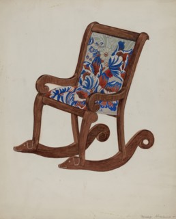 Toy Chair, 1935/1942. Creator: Mary E Humes.