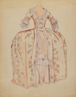 Dress, c. 1936. Creator: Dorothy Gernon.