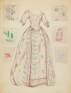 Gown, c. 1936. Creator: Dorothy Gernon.
