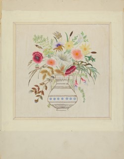 Embroidered Picture, c. 1936. Creator: Gordena Jackson.