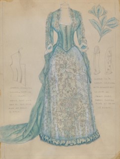 Dress, c. 1936. Creator: Fanchon Larzelere.