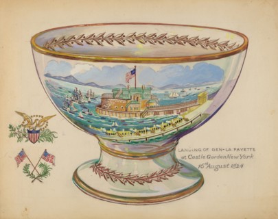 Punch Bowl, c. 1936. Creator: Rolland Livingstone.