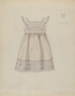 Child's Dress, c. 1937. Creator: Mary E Humes.