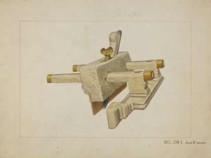 Ivory Carpenter's Plane, c. 1937. Creator: James M. Lawson.