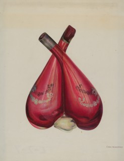 Vinegar and Oil Bottle, c. 1939. Creator: Chris Makrenos.