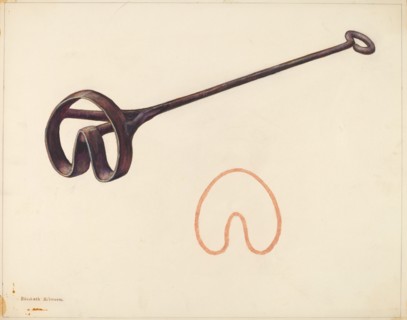 Branding Iron, c. 1942. Creator: Elizabeth Johnson.