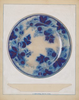 Plate, 1936. Creator: J. Howard Iams.