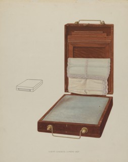 Pillow Sham Holder, 1937. Creator: Lloyd Charles Lemcke.