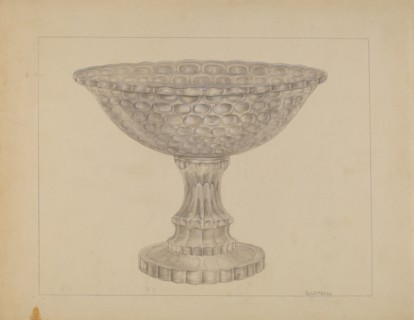 Punch Bowl, 1935/1942. Creator: Gertrude Lemberg.