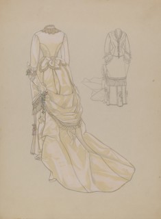 Wedding Dress, c. 1936. Creator: Melita Hofmann.