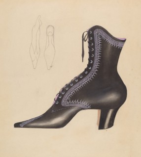 Woman's Shoe, c. 1936. Creator: Creighton Kay-Scott.