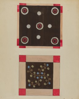 Button Rug, c. 1936. Creator: Jules Lefevere.
