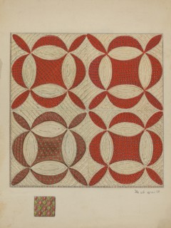 Patchwork Quilt, c. 1936. Creator: George Loughridge.