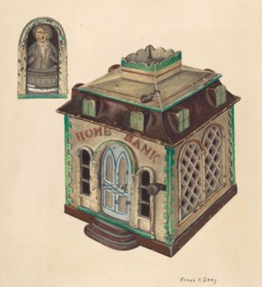 Home Bank, c. 1937. Creator: Frank Gray.