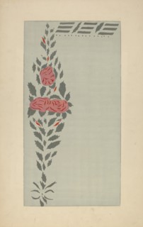 Stencilled Wall (Detail), c. 1937. Creator: Ray Holden.