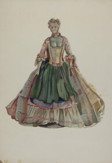 Fashion Doll, c. 1937. Creator: Gwyneth King.