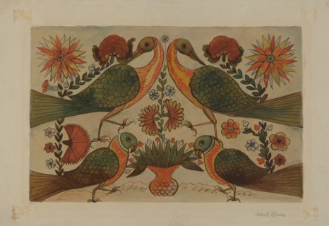 Watercolor Design, c. 1937. Creator: Albert J. Levone.