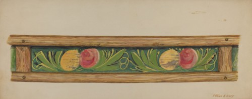 Painted Panel, c. 1938. Creator: Frank Gray.