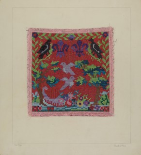 Hand Needlework, c. 1938. Creator: Frank J Mace.