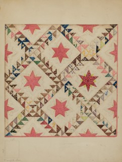 Bedspread, c. 1939. Creator: Henry Granet.