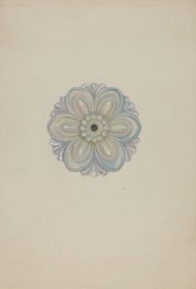 Tie-back, c. 1939. Creator: Henry Moran.