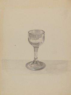 Glass, c. 1940. Creator: Gertrude Lemberg.