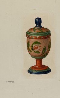 Saffron Box, c. 1941. Creator: Charles Henning.