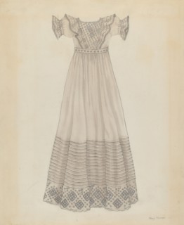 Infant's Dress, c. 1936. Creator: Mary E Humes.