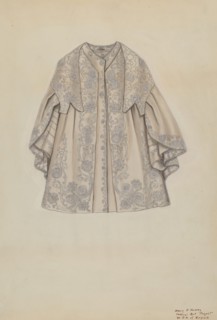 Opera Cloak, c. 1938. Creator: Mary E Humes.