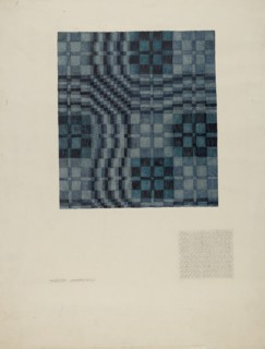 Coverlet, 1935/1942. Creator: Harry Jennings.