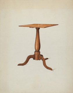 Shaker Stand, c. 1936. Creator: Ray Holden.