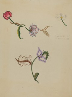 Crewel Embroidery, c. 1936. Creator: Fanchon Larzelere.