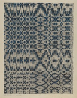 Coverlet, c. 1938. Creator: Magnus S. Fossum.