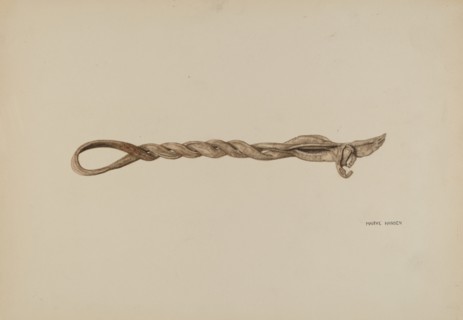 Horse Hobble, c. 1939. Creator: Mary Hansen.