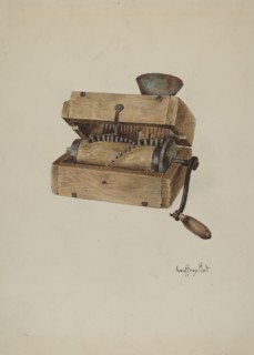 Meat Grinder, c. 1939. Creator: Geoffrey Holt.