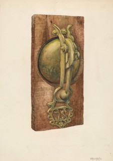 Mule Car Bell, c. 1939. Creator: William Kieckhofel.