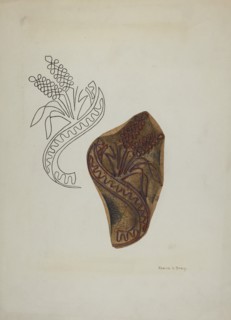 Calico Printing Blocks, c. 1940. Creator: Frank Gray.