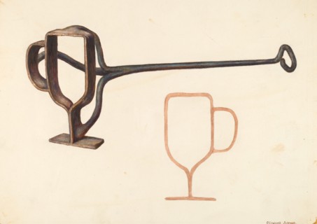 Branding Iron, c. 1942. Creator: Elizabeth Johnson.