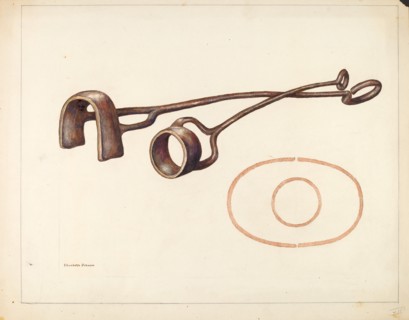 Branding Iron, c. 1942. Creator: Elizabeth Johnson.
