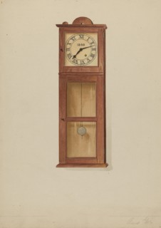 Shaker Wall Clock, 1936. Creator: Anne Ger.