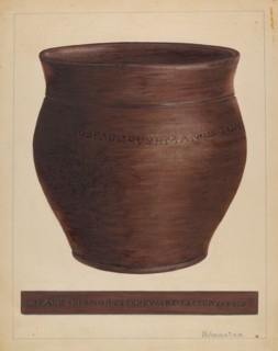 Stoneware Jar, 1935/1942. Creator: Nicholas Amantea.