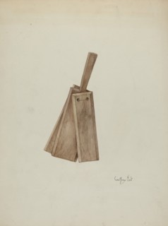 Clapper, 1935/1942. Creator: Geoffrey Holt.