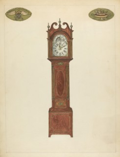 Grandfather Clock, c. 1935. Creator: Nicholas Gorid.