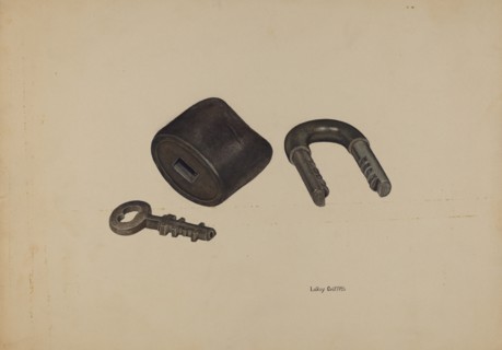 Padlock, c. 1941. Creator: LeRoy Griffith.