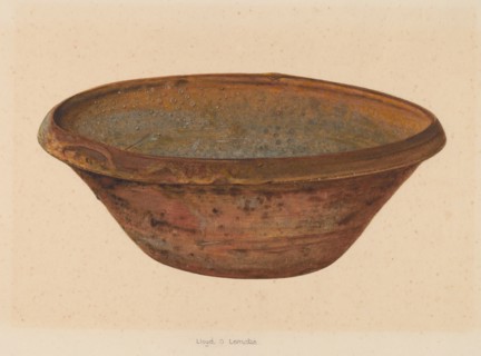 Bowl, c. 1937. Creator: Lloyd Charles Lemcke.