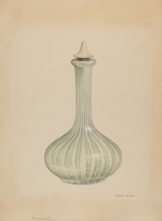 Barber Shop Bottle, c. 1936. Creator: Gertrude Lemberg.