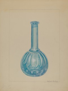 Barber Shop Bottle, c. 1936. Creator: Gertrude Lemberg.