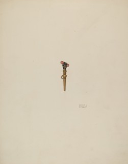 Watch Key, c. 1938. Creator: Harry Grossen.