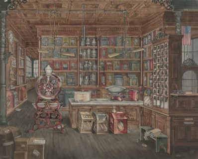 Grocery Store, 1935/1942. Creator: Perkins Harnly.